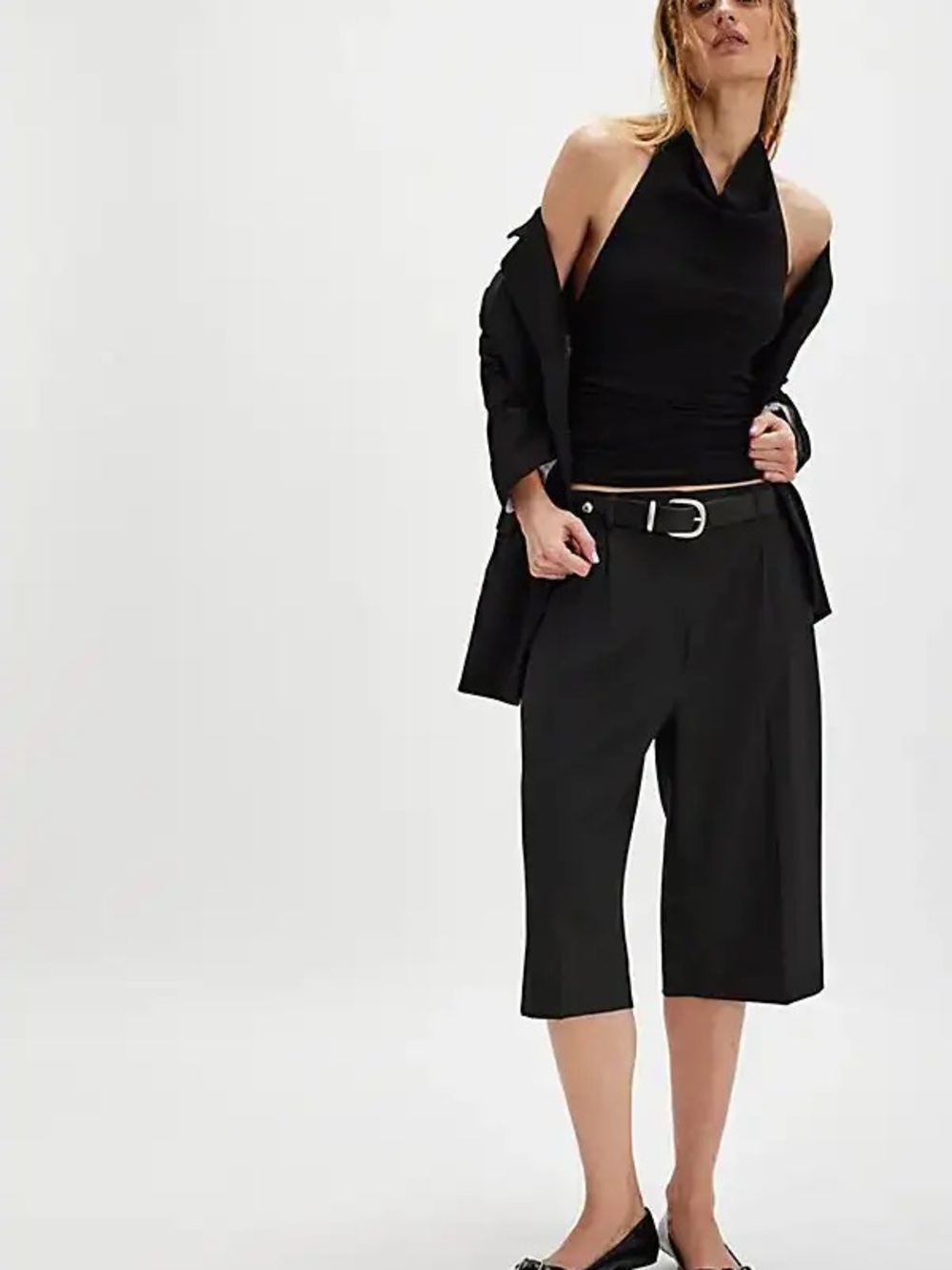Free People Clean Knee Length
Trouser Shorts